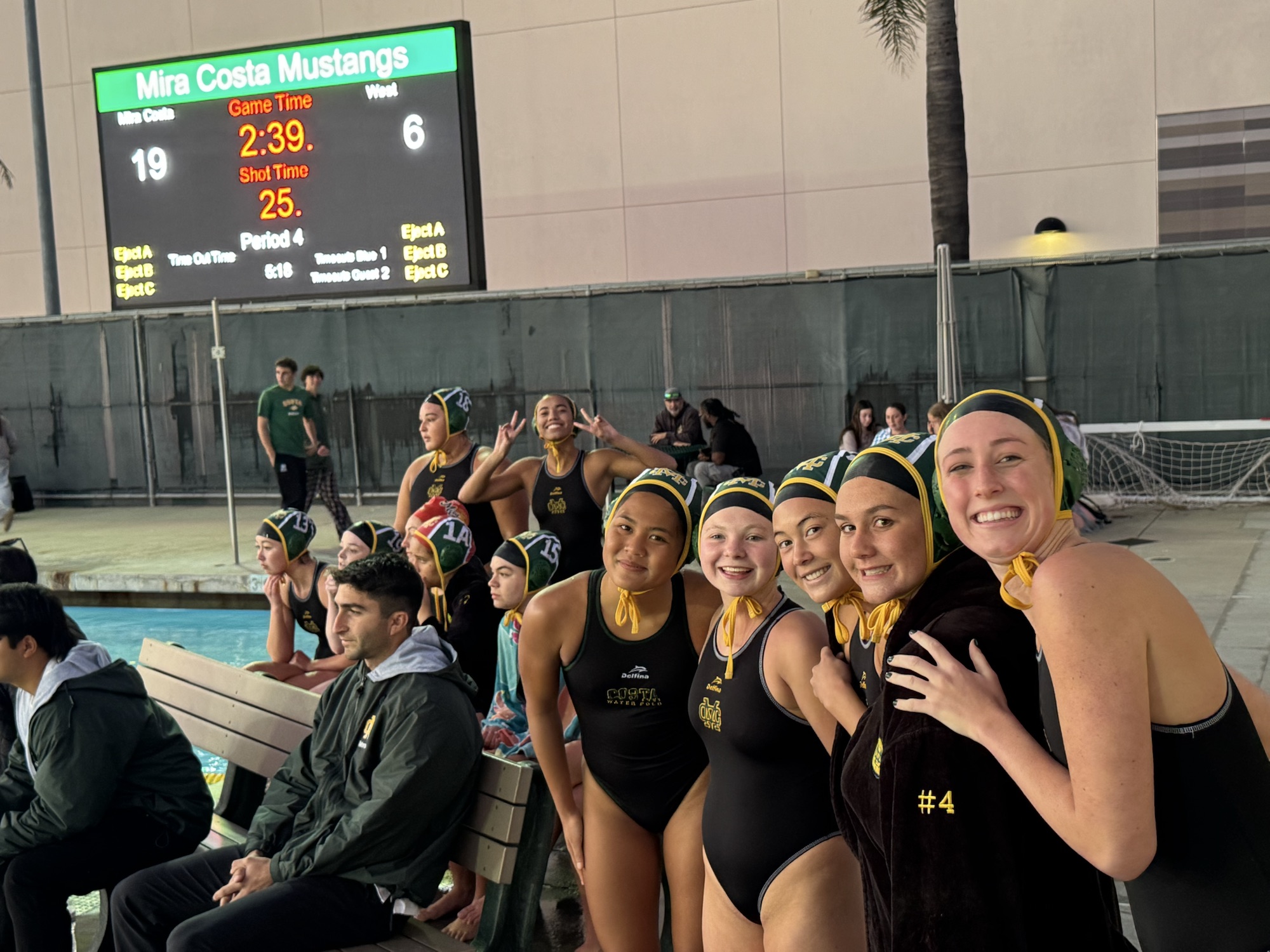 Mira Costa Girls Water Polo team photo