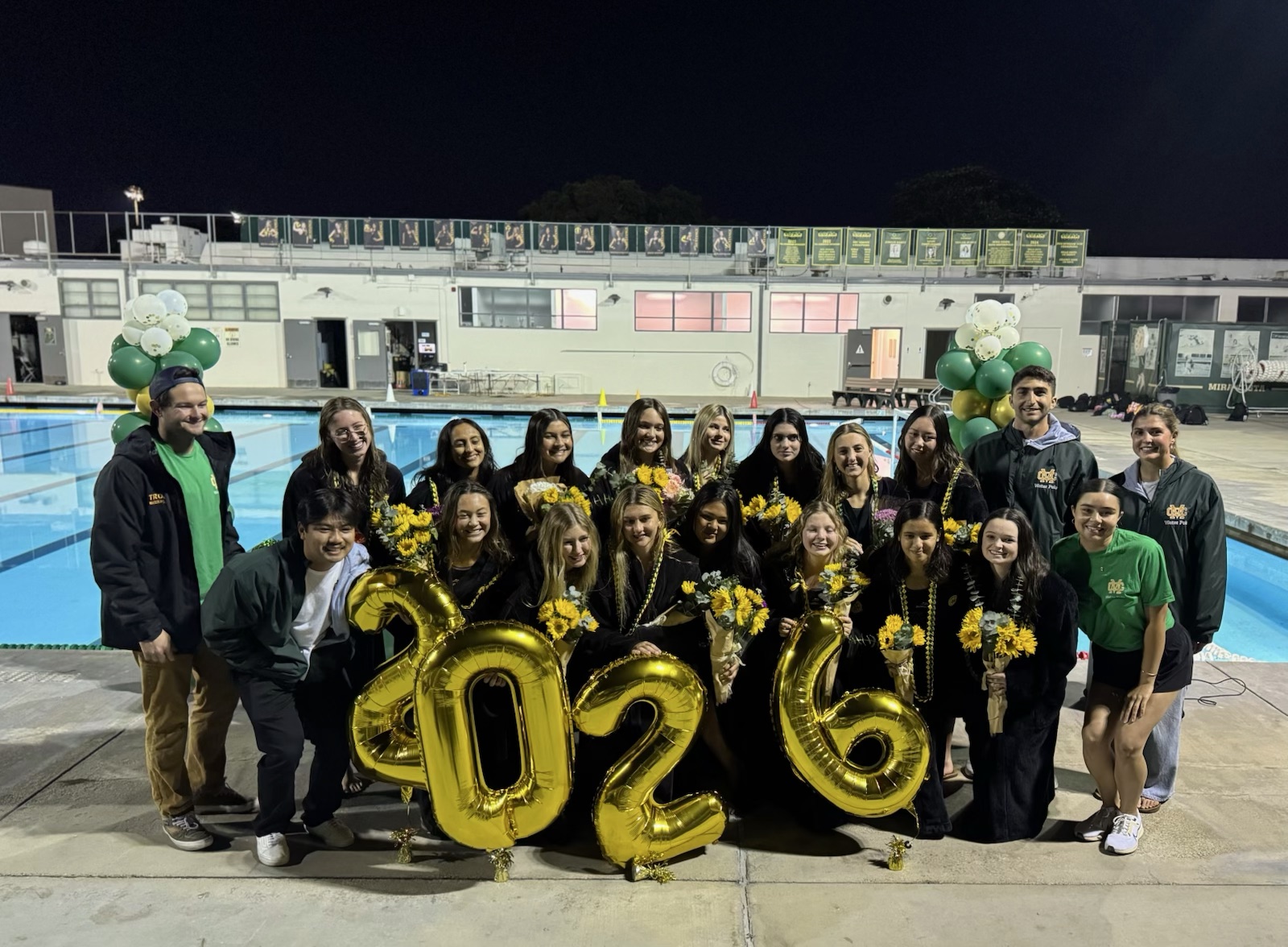 Mira Costa Girls Water Polo team photo